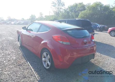 2013 Hyundai Veloster Base W/Gray z USA, uszkodzony, nr VIN KMHTC6ADXDU128703